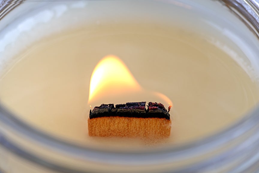 Chance of Snow Wooden Wick Candle