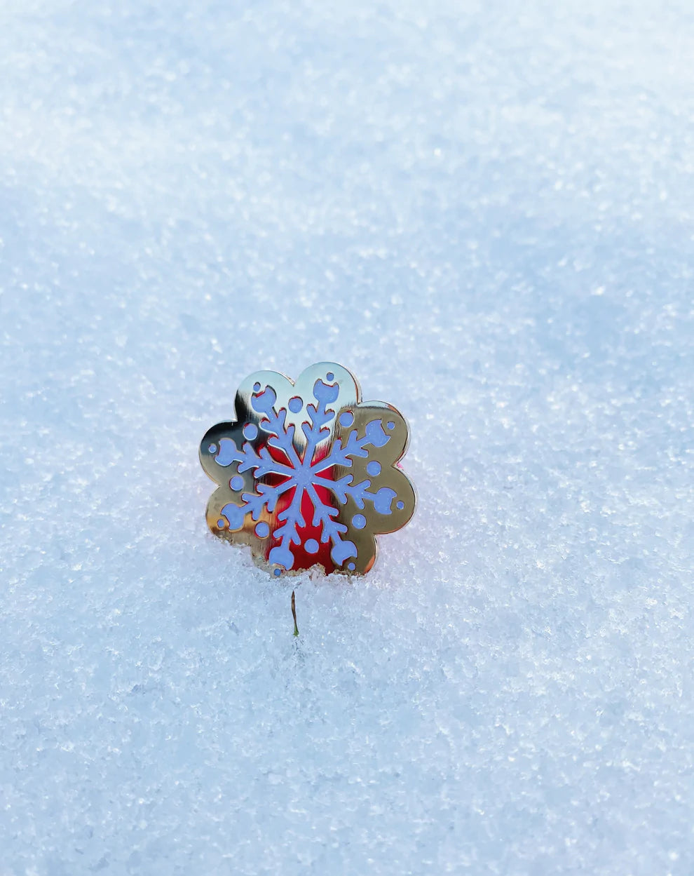 Snowflake Enamel Pin