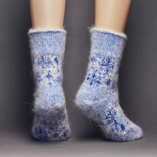 Crystal Snow Socks