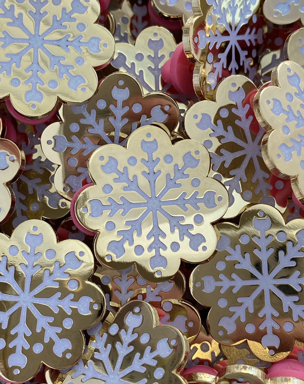 Snowflake Enamel Pin